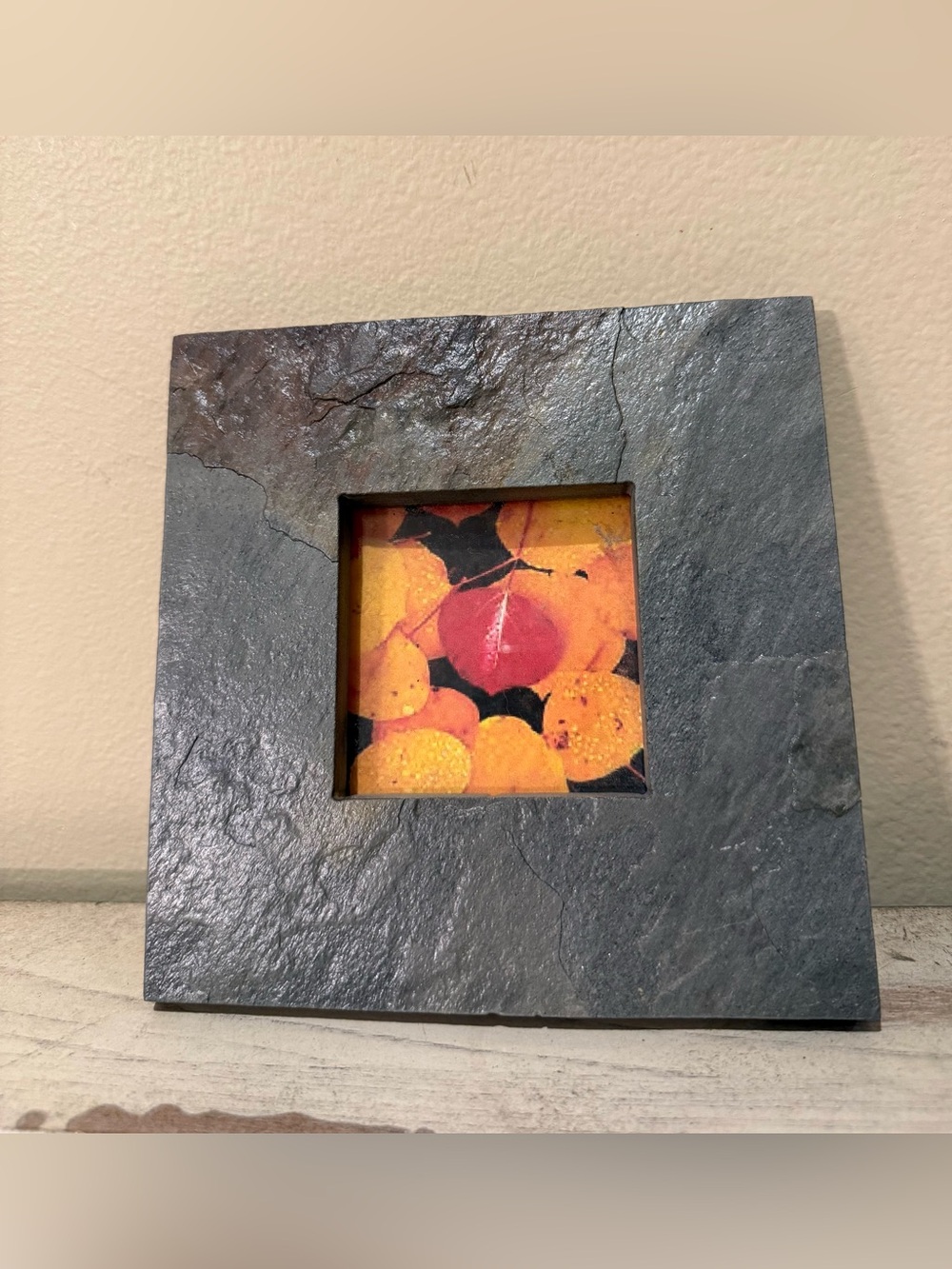 Natural Slate Stone Picture Frame Square